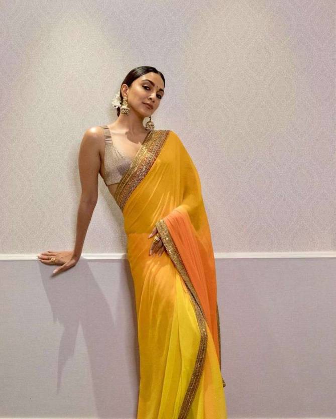 Radhika 264 New Stylish Designer Party Wear Georgette Saree Collection
